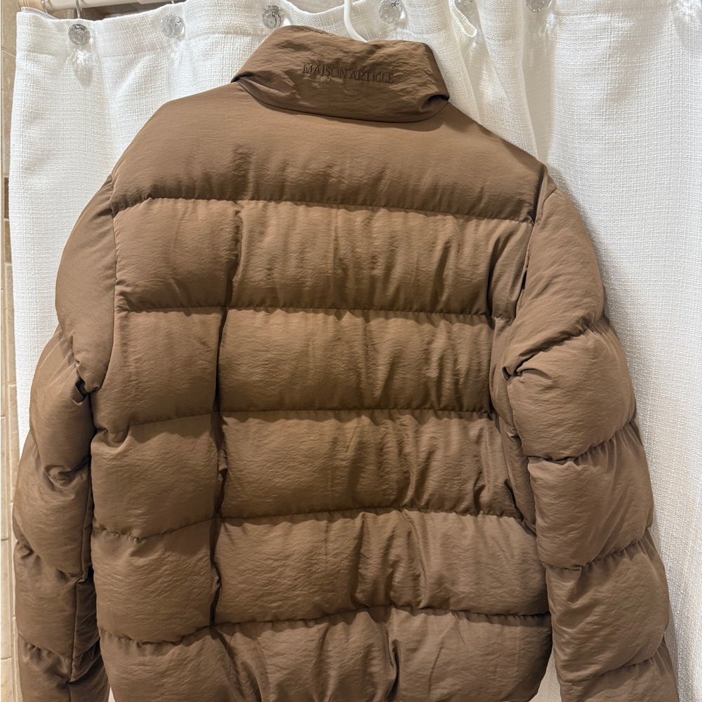 Maison Article Brown Puffer Jacket - image 2